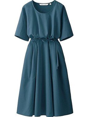 Uniqlo x Lemaire Seersucker Short Sleeve Dress Size XS